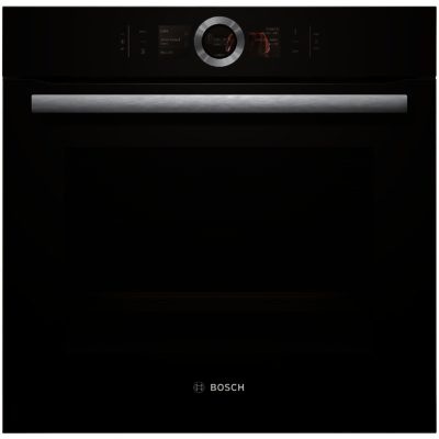 Bosch Serie 8 HBG6764B1B Built In Single Oven in Black